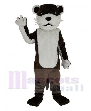 Brown Otter Mascot Costume Animal