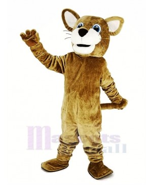 Brown Wildcat Mascot Costume Animal