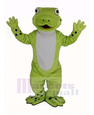 Cute Happy Frog Mascot Costume