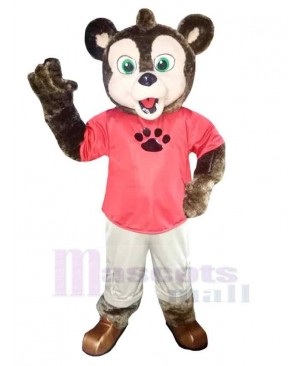 Wolf mascot costume