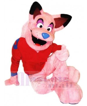 Wolf mascot costume