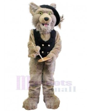 Wolf mascot costume