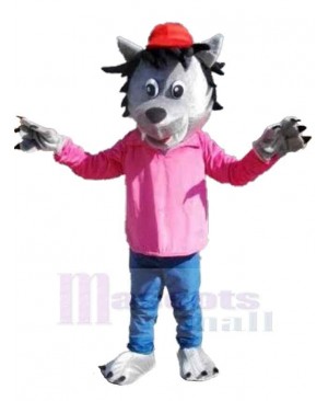 Wolf mascot costume