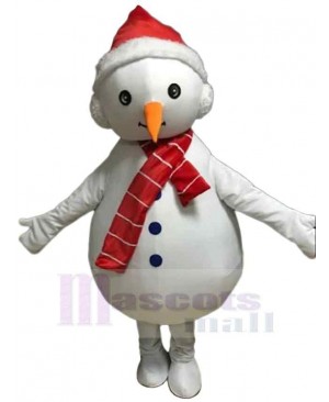 Snowman mascot costume