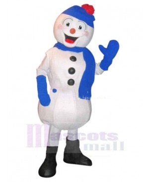 Snowman mascot costume