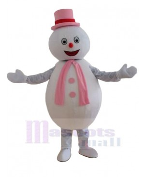 Snowman mascot costume