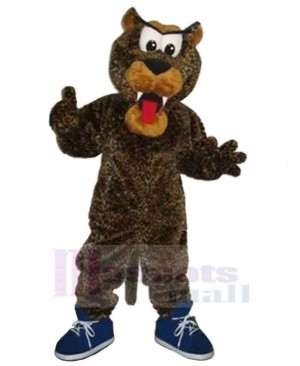 Leopard mascot costume