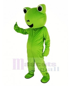 Green Frog Mascot Costume