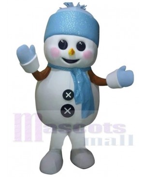 Snowman mascot costume