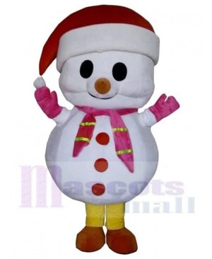 Snowman mascot costume