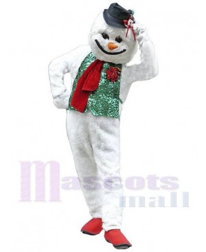 Snowman mascot costume