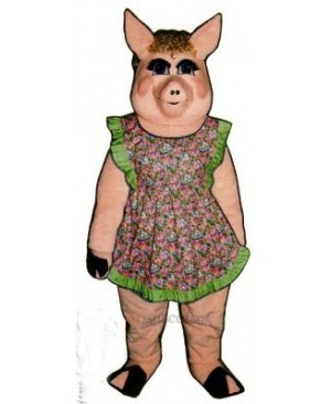 Cute Peaches Pig Mascot Costume