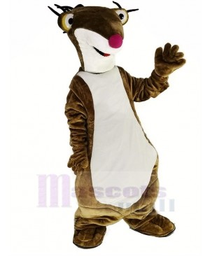 Brown Ground Sloth Sid for Ice Age Mascot Costume Animal