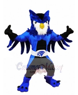 Royal Blue Owl Mascot Costumes Animal