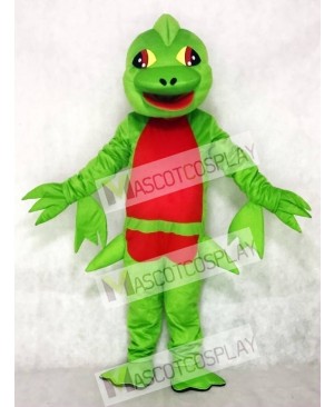 Green Pterosaur Flying Dinosaur Mascot Costume