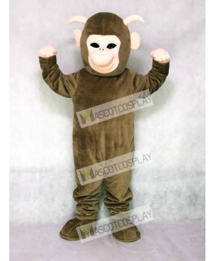 Brown Yeti Mascot Costume