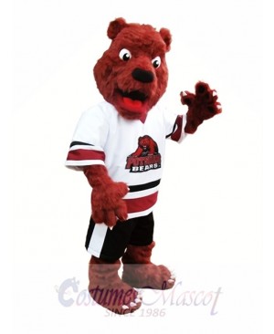 Rust Red Bear Mascot Costume Postdam Bears Mascot Costumes