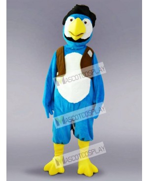 Blue Parrot Bird Mascot Costume