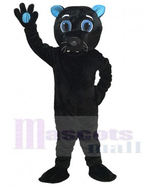 Sir Purr of the Carolina Panthers Mascot Costume Black Panther