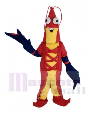 Shrimp Prawn mascot costume