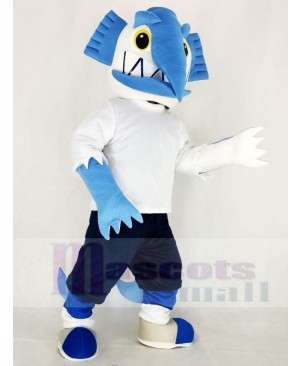 Realistic Swordfish with Black Pants Mascot Costume Animal