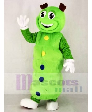 Cute Green Caterpillar Mascot Costume Animal