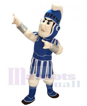 Dark Blue Spartan Trojan Knight Sparty Mascot Costume