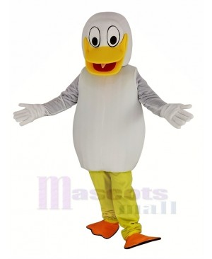 White Duck Mascot Costume Animal