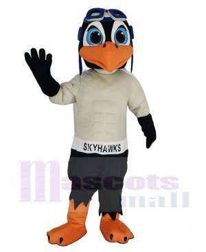 Skyhawk mascot costume