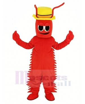 Red Conrad Crawdad Mascot Costume