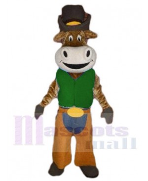 Cowboy Ox Cattle mascot costume