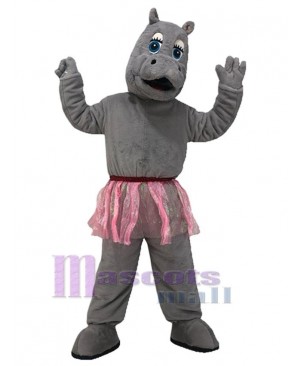 Hippo mascot costume