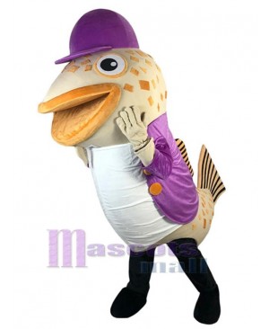 Fish mascot costume