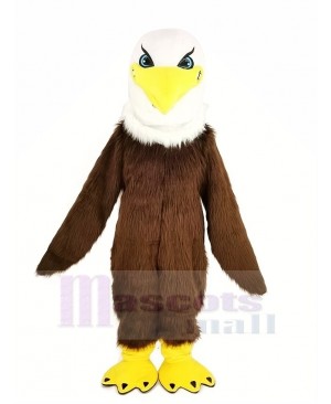 Fierce Brown Eagle Long Hair Mascot Costume Animal