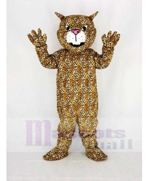 Cute Brown Big Cat Leopard Mascot Costume Animal