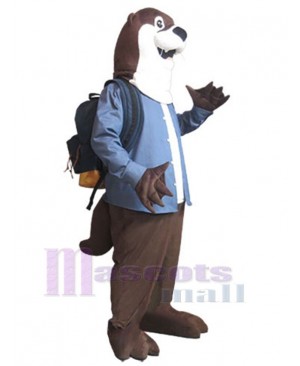 Otter mascot costume