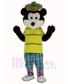 Golfing Gopher with Yellow T-Shirt Mascot Costume