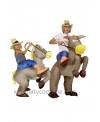  Inflatable Cowboy Donkey Costumes Ride Halloween Cosplay