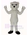 Muscle Polar Bear Mascot Costume Animal