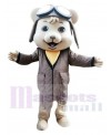 Pilot Mouse mascot costume