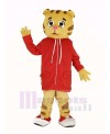 Daniel Tiger with Red Coat Mascot Costume