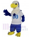 White Head Falcon Eagle in White T-shirt Mascot Costume