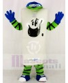 The Trash with Blue Hat Mascot Costume