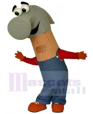 Ace Hardware Hammer Mascot Costume Cartoon