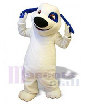 Blue Ears Dog Mascot Costume For Adults Mascot Heads