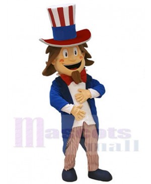 Smiling Magician Mascot Costume People