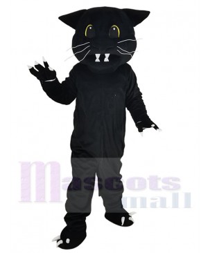 Friendly Black Panther Leopard Mascot Costume Animal