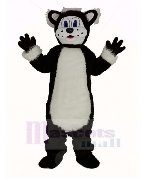 Black and White Fat Cat Mascot Costumes Animal