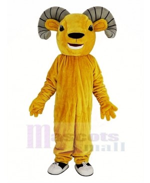 Light Brown Sport Ram Mascot Costume Animal