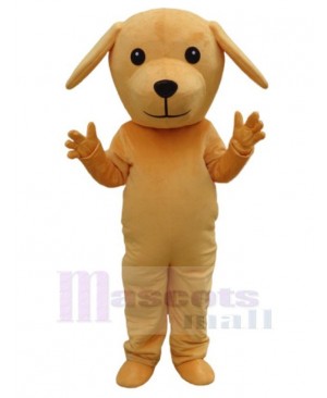 Smart Yellow Dog Mascot Costume Animal